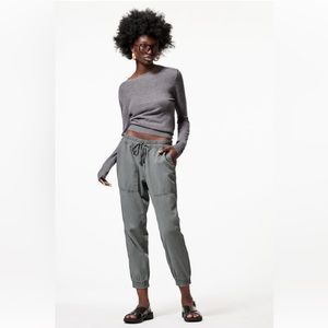 Zara weekend jogger pants army green